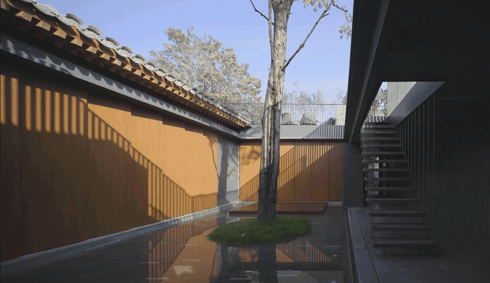new office of bazuo architecture studio in traditional beijing hutong by bazuo architecture studio