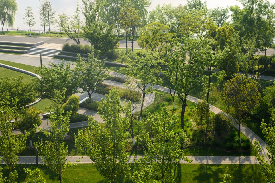 nanjing international water hub china by belt collins international