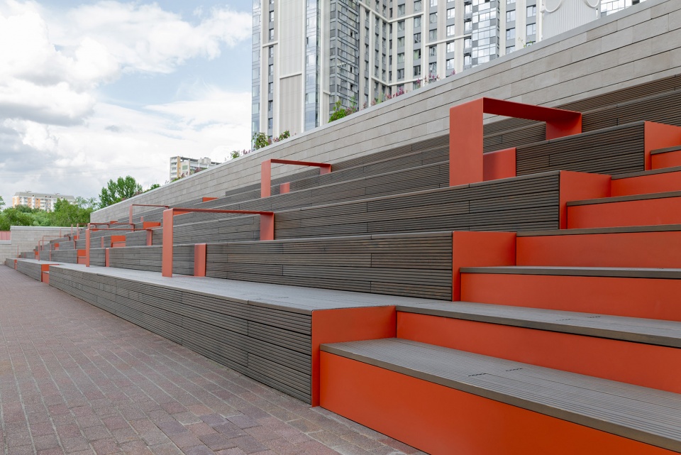 public space in the residential complex by basis architectural bureau