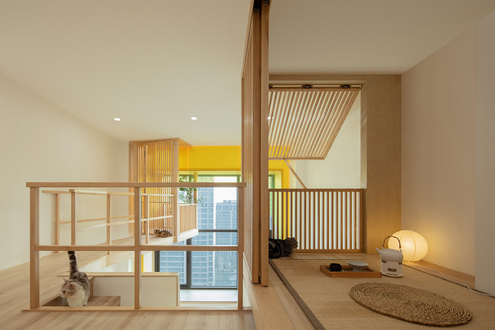 Home for a Girl and Six Cats Residential Unit Design by JIEJIE STUDIO ...