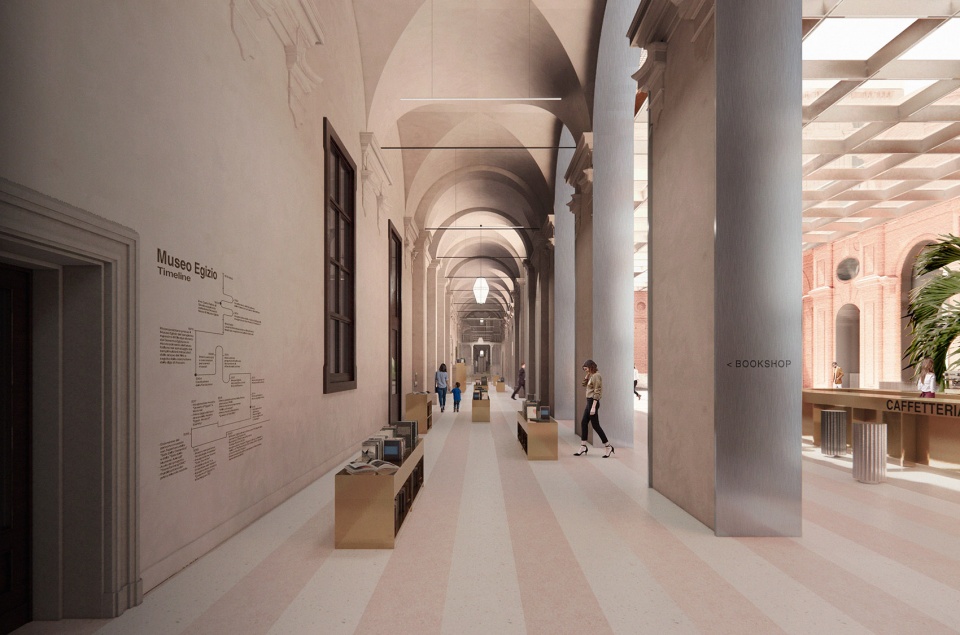 oma david gianotten wins competition to transform museo egizio in turin
