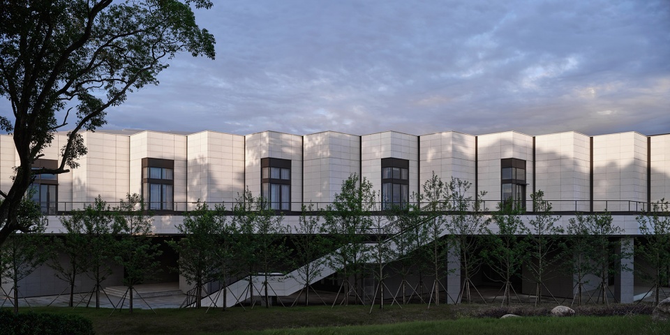 international migratory bird town convention exhibition center by oi architects