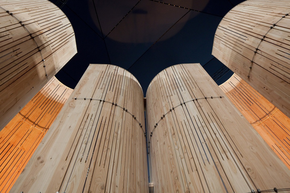 the ephemeral auditorium paris by artbuild architects
