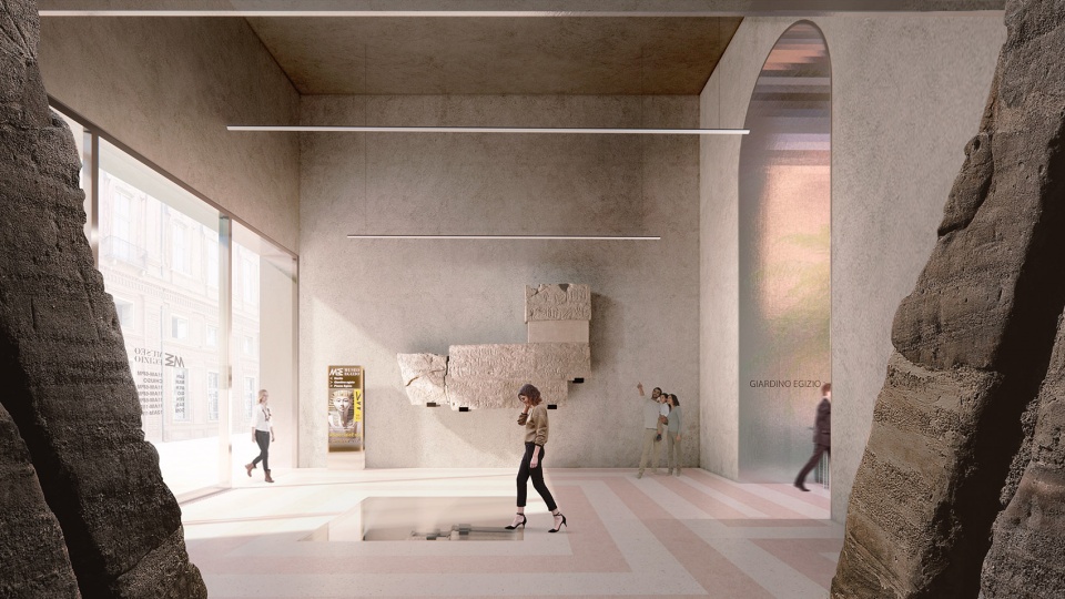 oma david gianotten wins competition to transform museo egizio in turin
