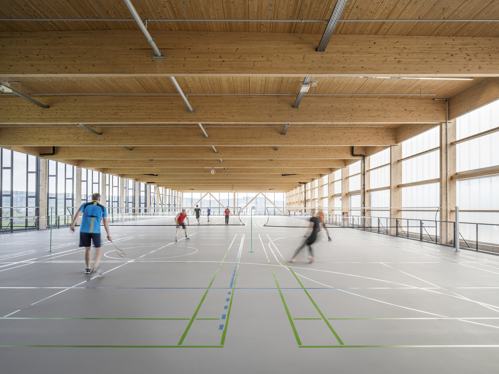 TRUMPF Fitness and Company Sports Center by Barkow Leibinger 谷德设计网