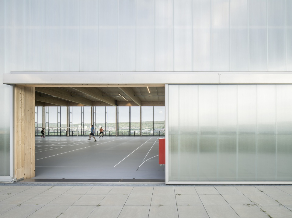 TRUMPF Fitness and Company Sports Center by Barkow Leibinger