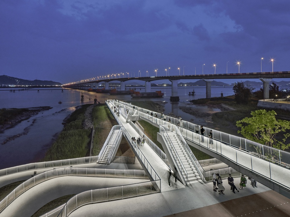 upgrading and renovation of the public space on the south bank of jiaojiang river by original design studiotjad