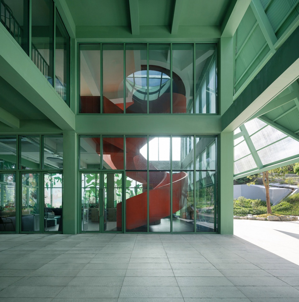 four roof pavilion by found projects schneider luescher