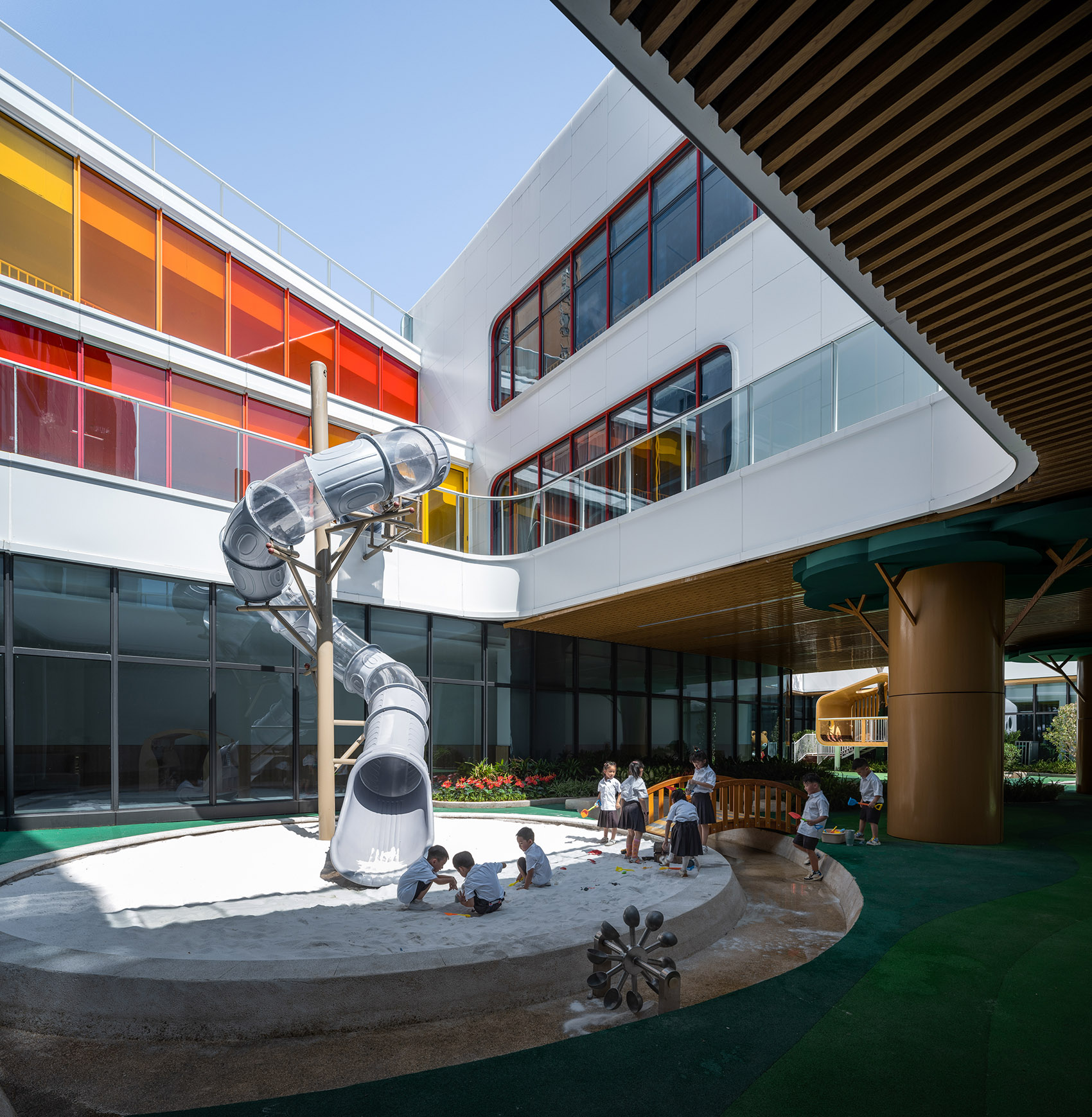 KINCANG Modern PreSchool by LYCS Architecture 谷德设计网