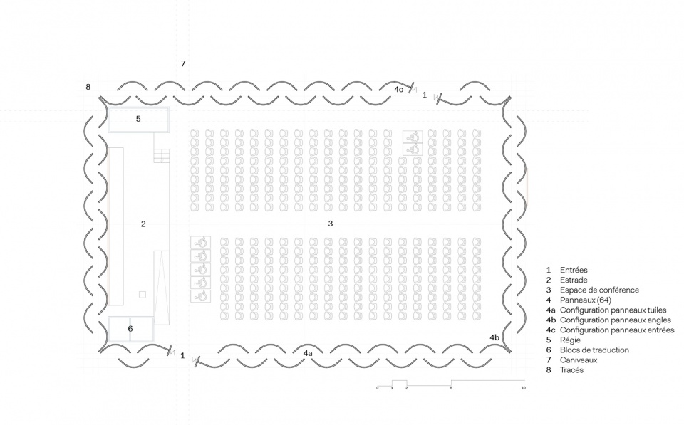 the ephemeral auditorium paris by artbuild architects