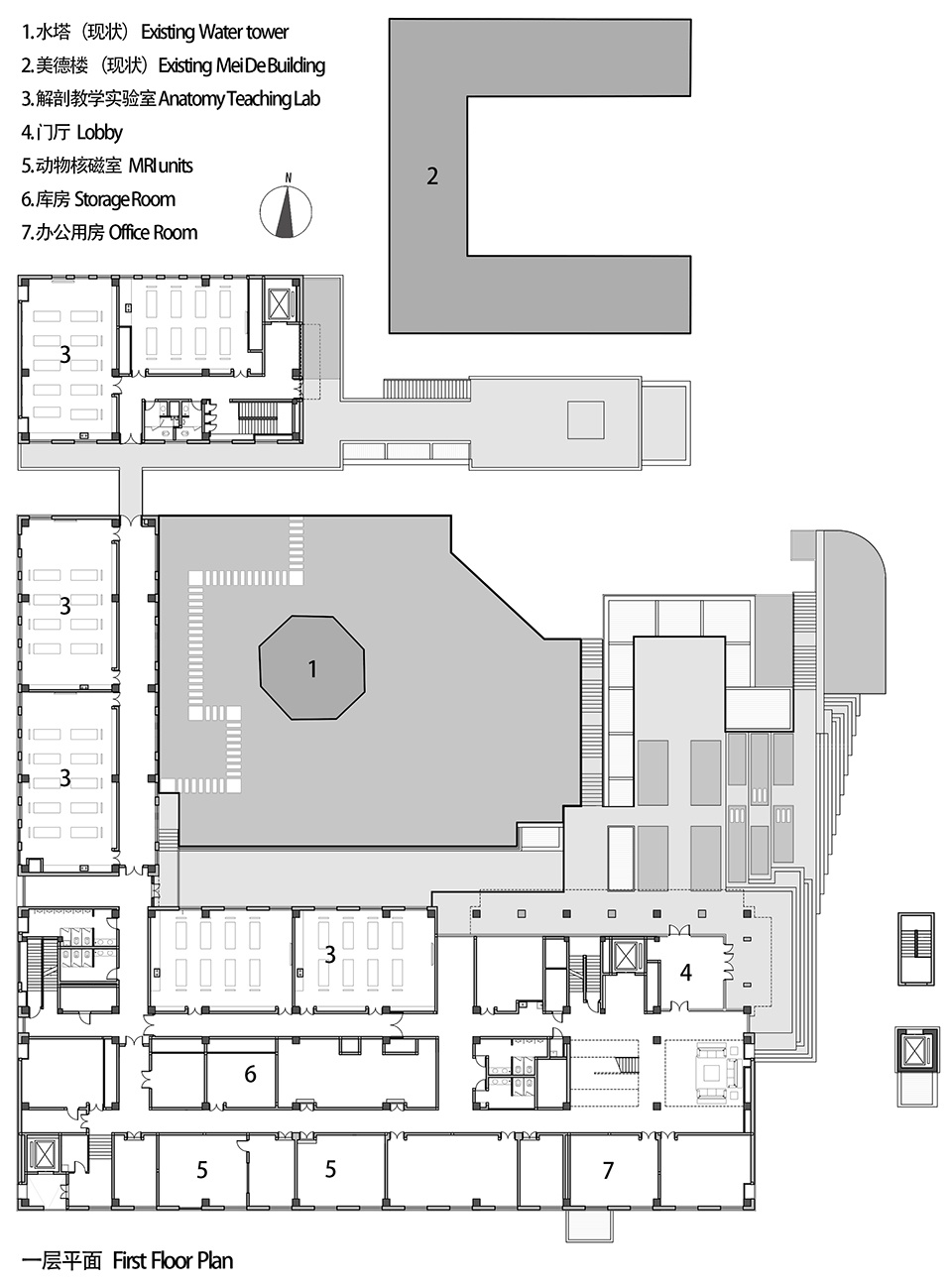 Animal Experiment Center in Baotu Spring Campus of Shandong University by THAD