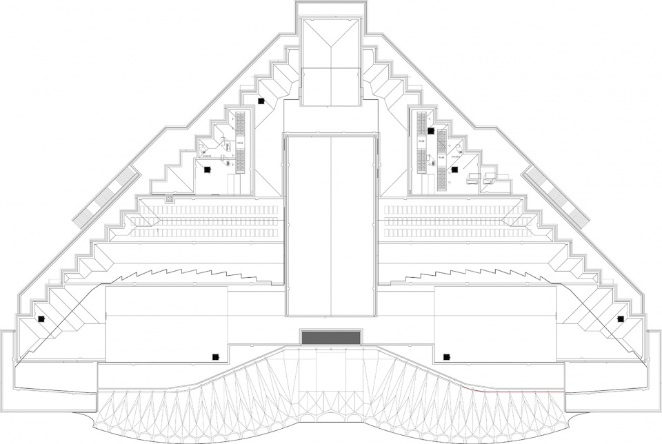 international migratory bird town convention exhibition center by oi architects