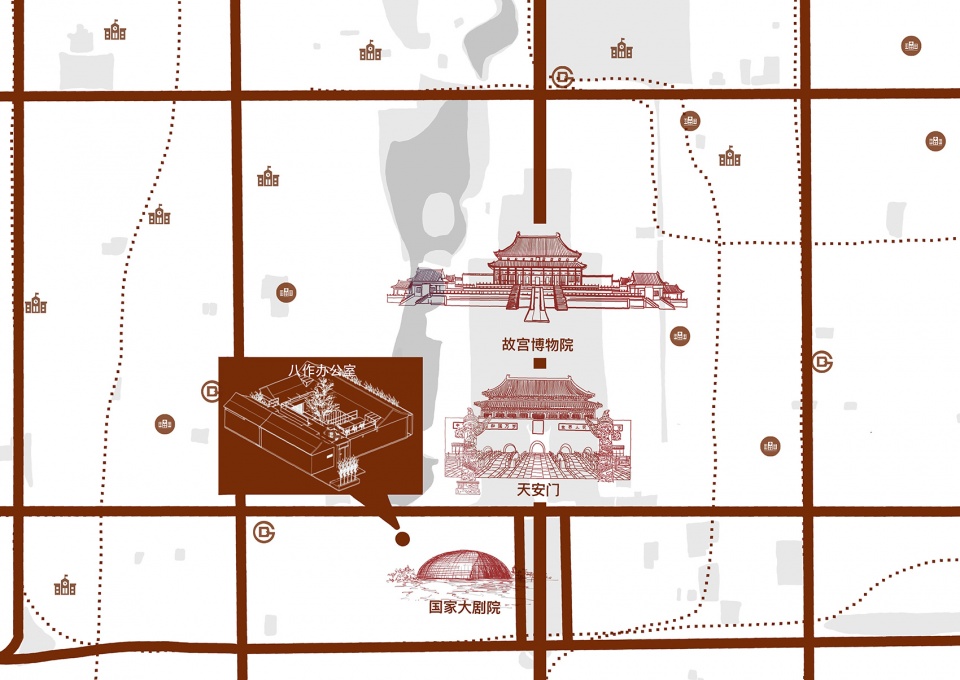 new office of bazuo architecture studio in traditional beijing hutong by bazuo architecture studio