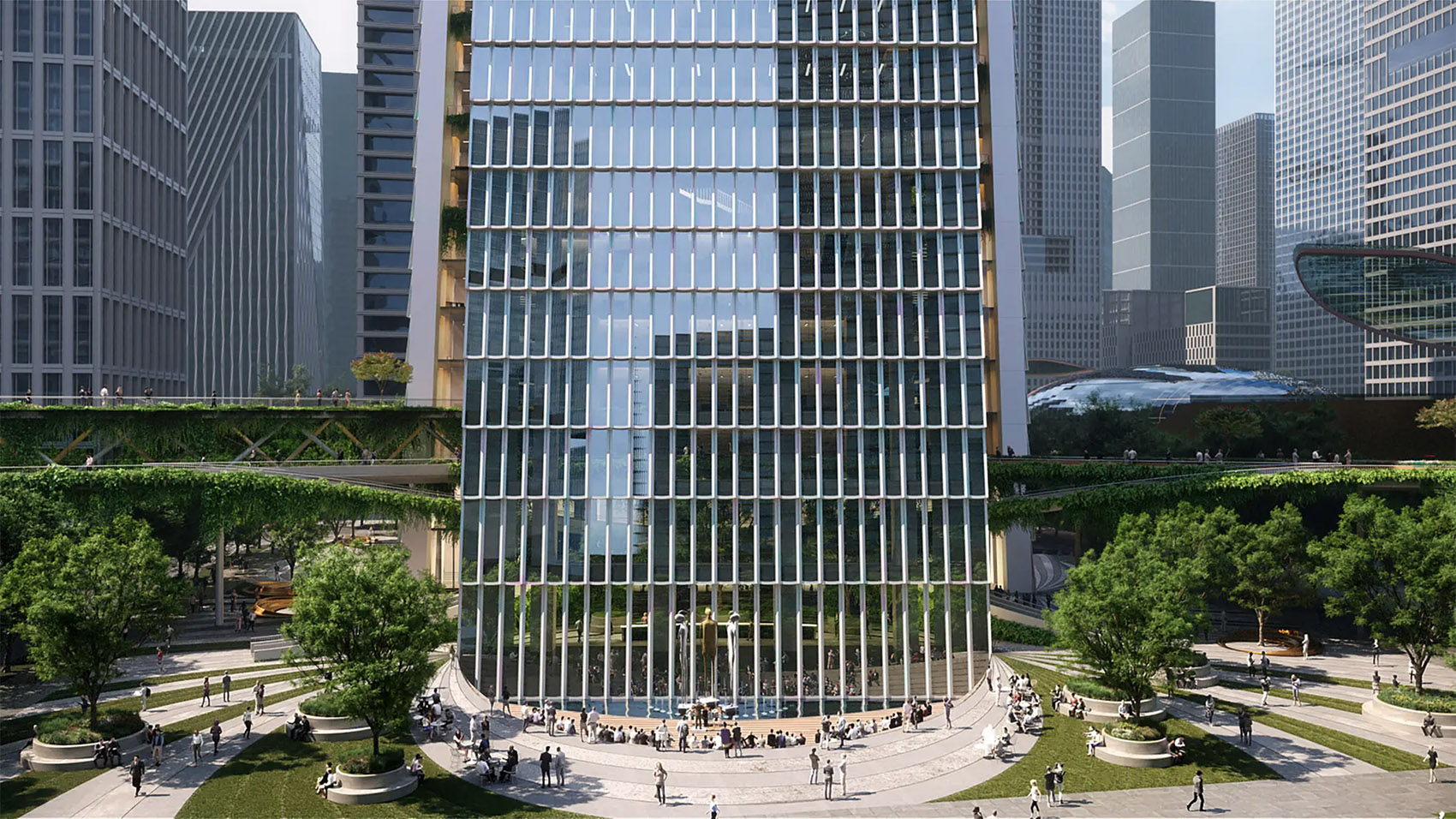 big wins the competition to design qianhai prisma towers in shenzhen