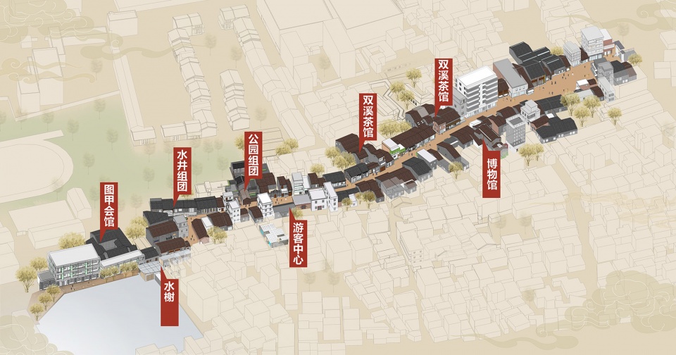 renovation of the diejiao ancient street by atelier cns lt architects