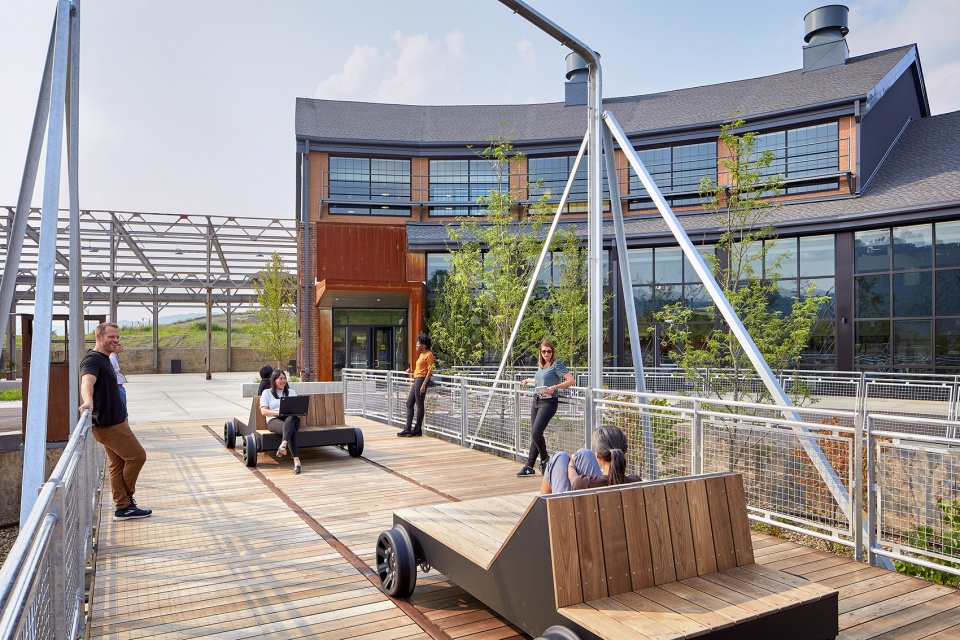 the roundhouse at hazelwood green by gbbn