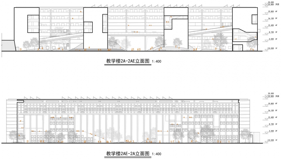 nanhai guicheng jingui high school by atelier cns