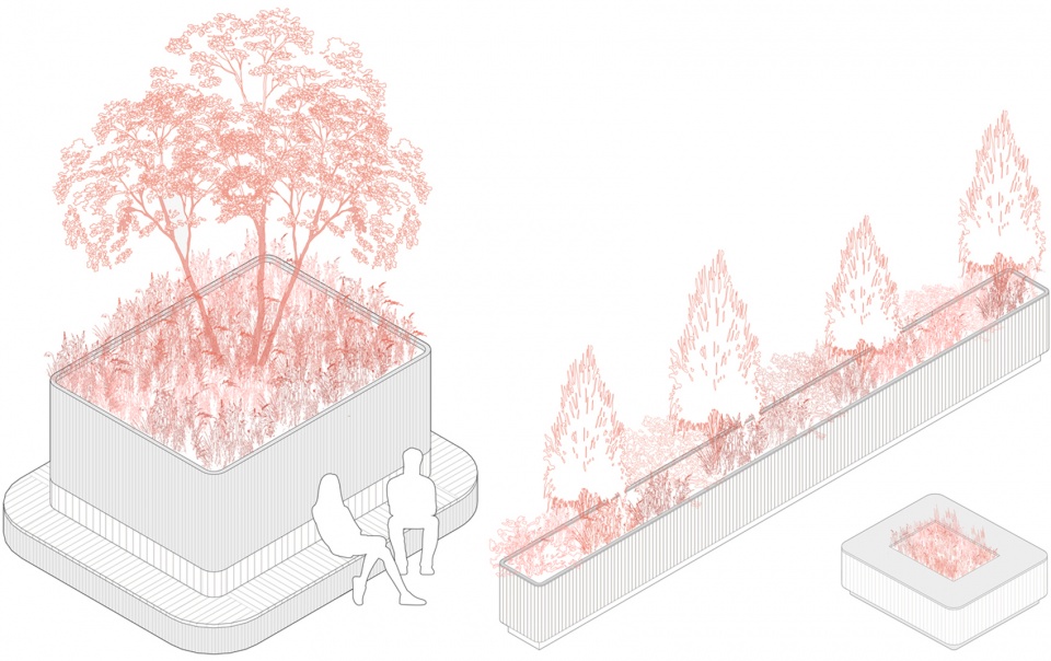 public space in the residential complex by basis architectural bureau