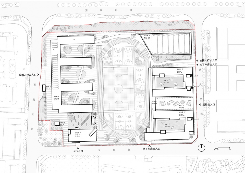 nanhai guicheng jingui high school by atelier cns
