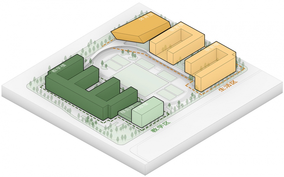nanhai guicheng jingui high school by atelier cns