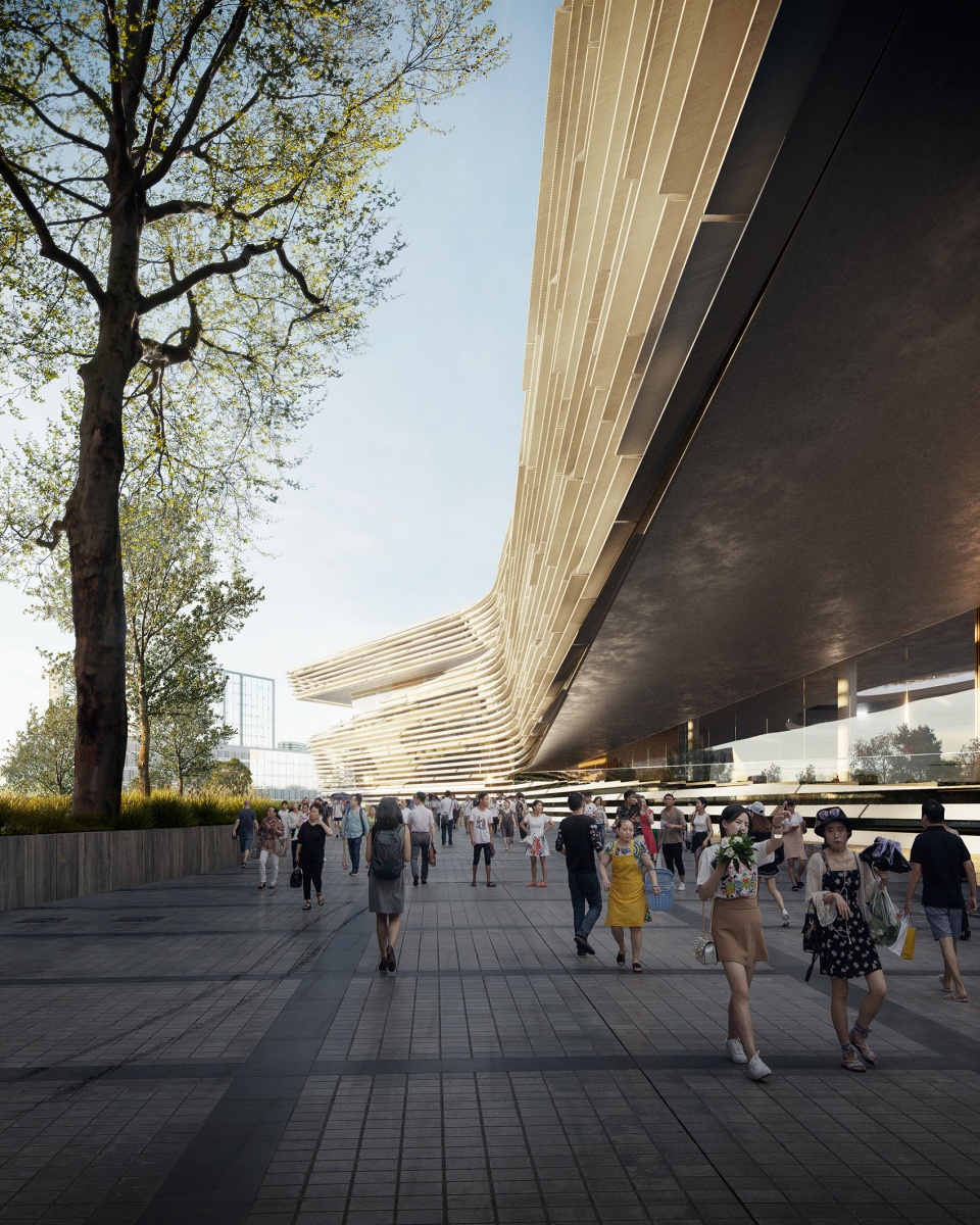 new wuhan library by cook haffner architecture platform beijing tsinghua tongheng urban planning design institute