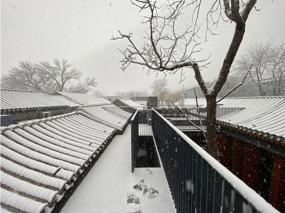 new office of bazuo architecture studio in traditional beijing hutong by bazuo architecture studio