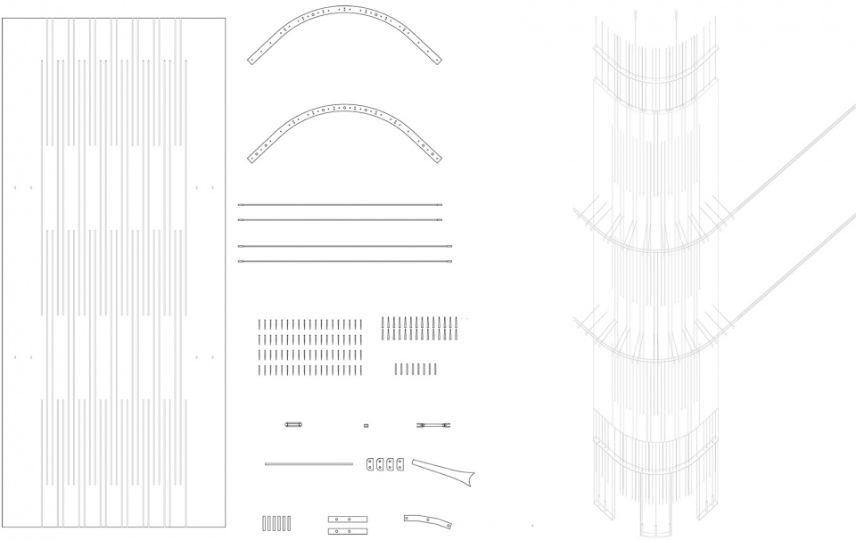 the ephemeral auditorium paris by artbuild architects