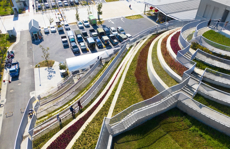 mvrdv completes wholesale market in tainan with publicly accessible roof
