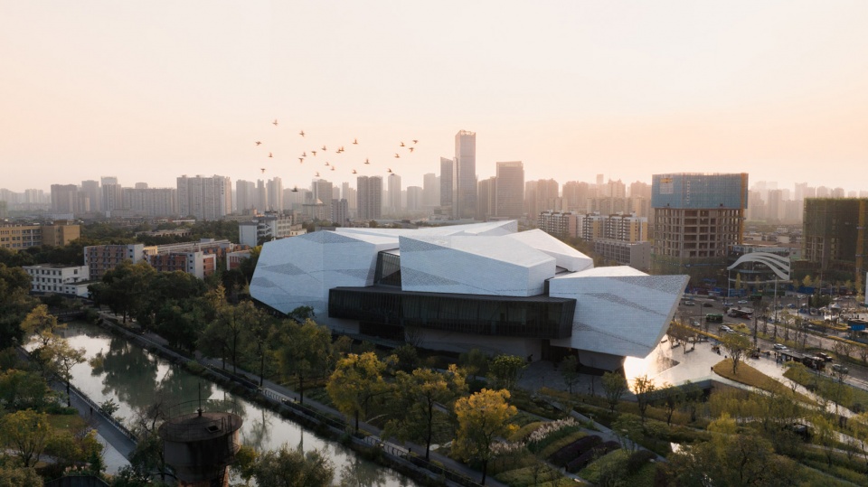 chengdu natural history museum by pelli clarke partners