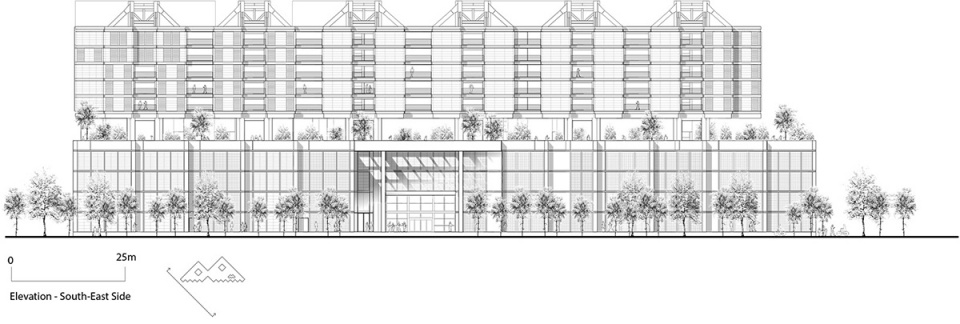 dy patil university centre of excellence by foster partners