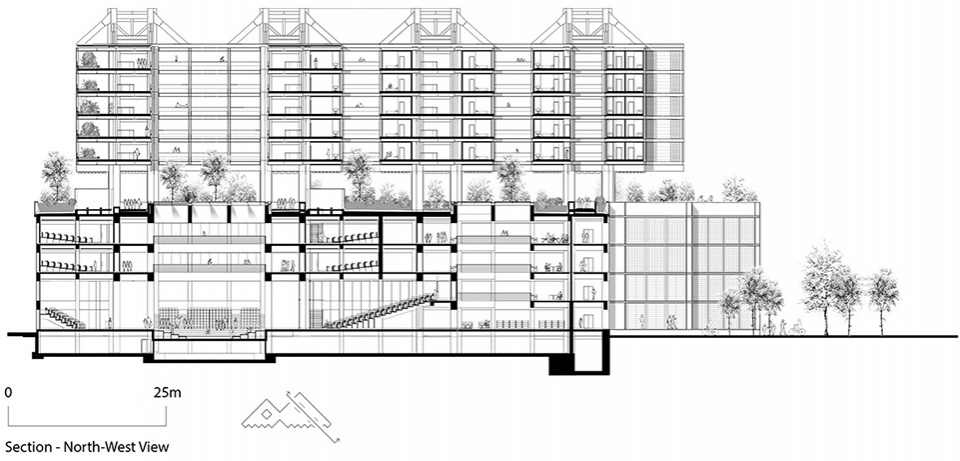 dy patil university centre of excellence by foster partners