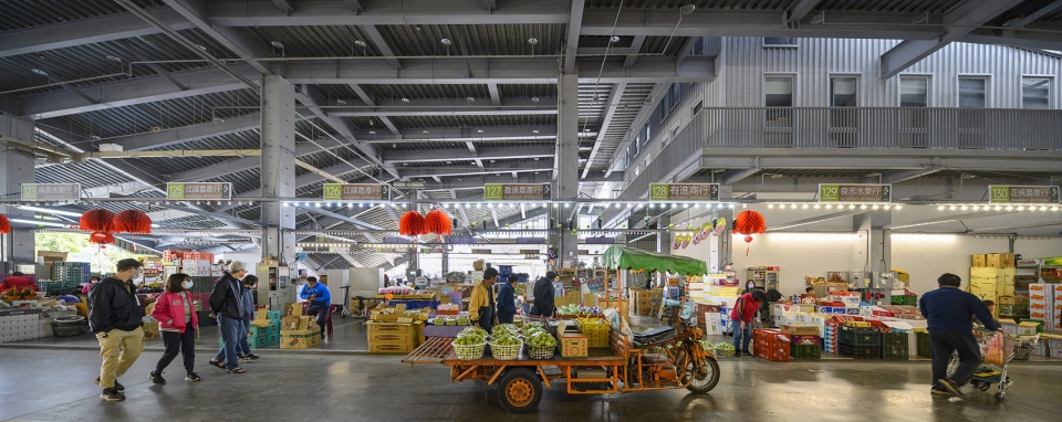 mvrdv completes wholesale market in tainan with publicly accessible roof