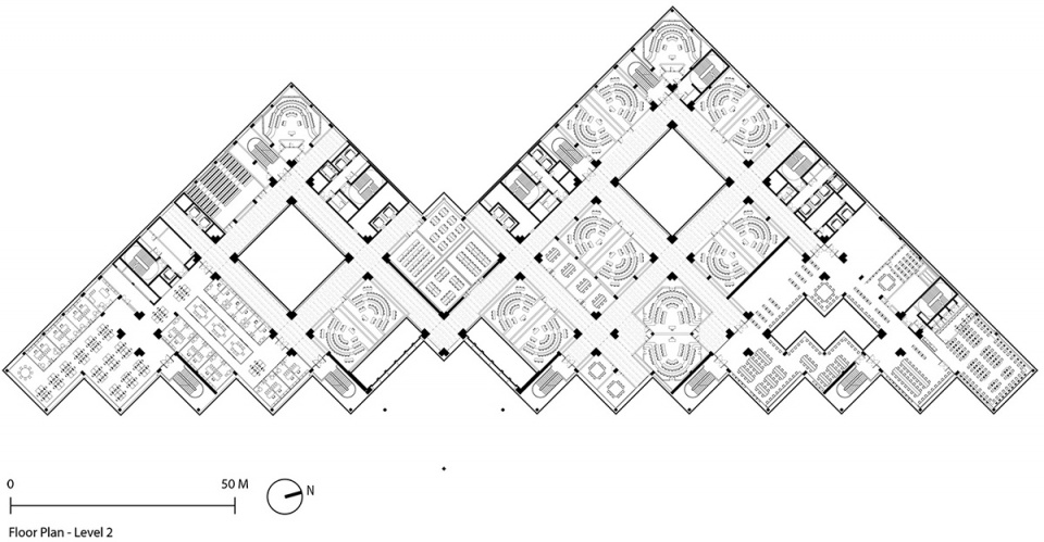 dy patil university centre of excellence by foster partners