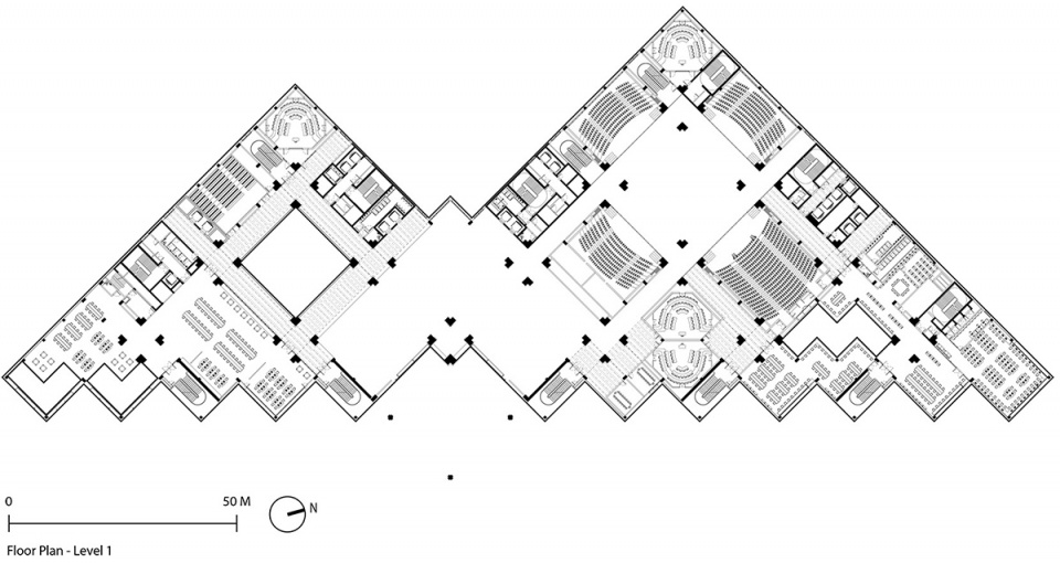 dy patil university centre of excellence by foster partners