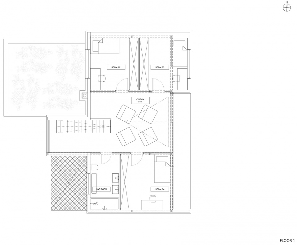 interior of the family apartment in Osijek STUDIOPI Regular Company