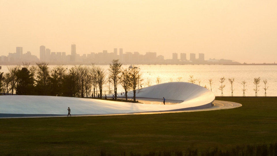 sky mountain coastal station in haikou by sou fujimoto