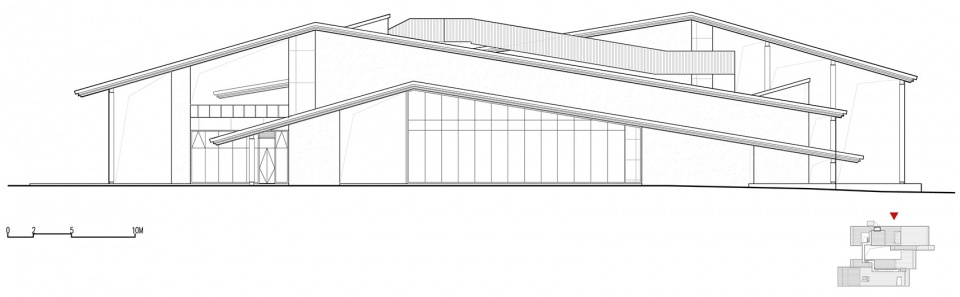 yucun tourist service center by local architecture design office