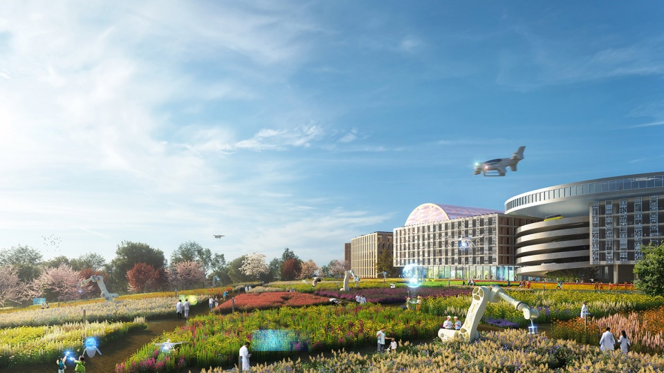 mvrdv wins competition to design the innovation park artificial intelligence in heilbronn