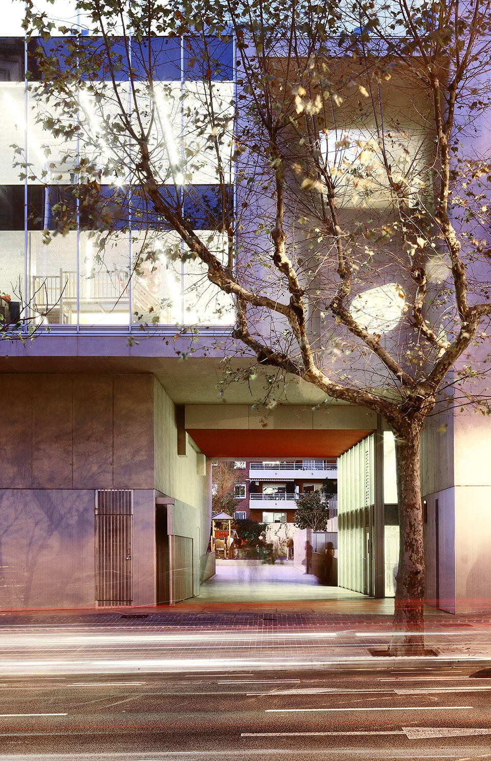 the collage building cultural centre teresa pamies by jorge vidal studio