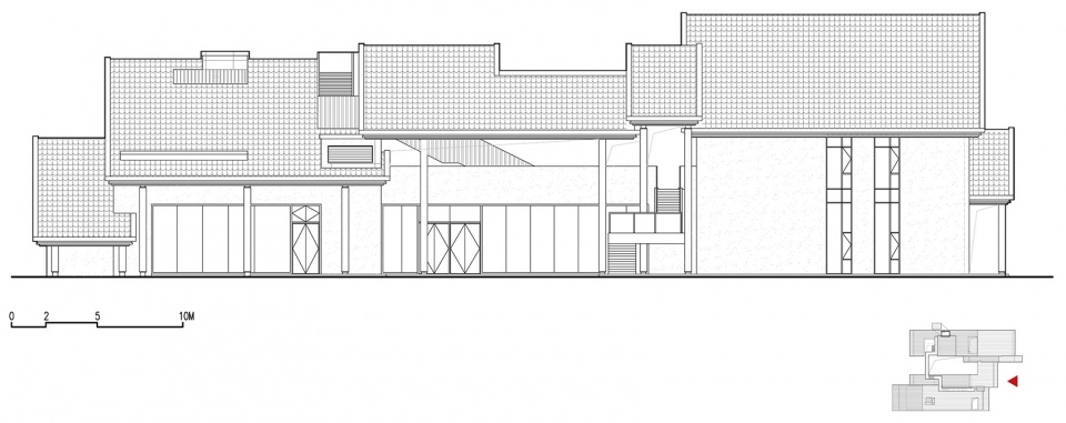 yucun tourist service center by local architecture design office
