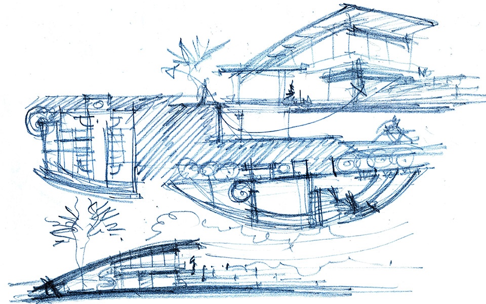 Xutang Habitat Service Station of Xin an River Comprehensive Protection Project by HUADONG ENGINEERING CORPORATION LIMITED Xu Kun Studio