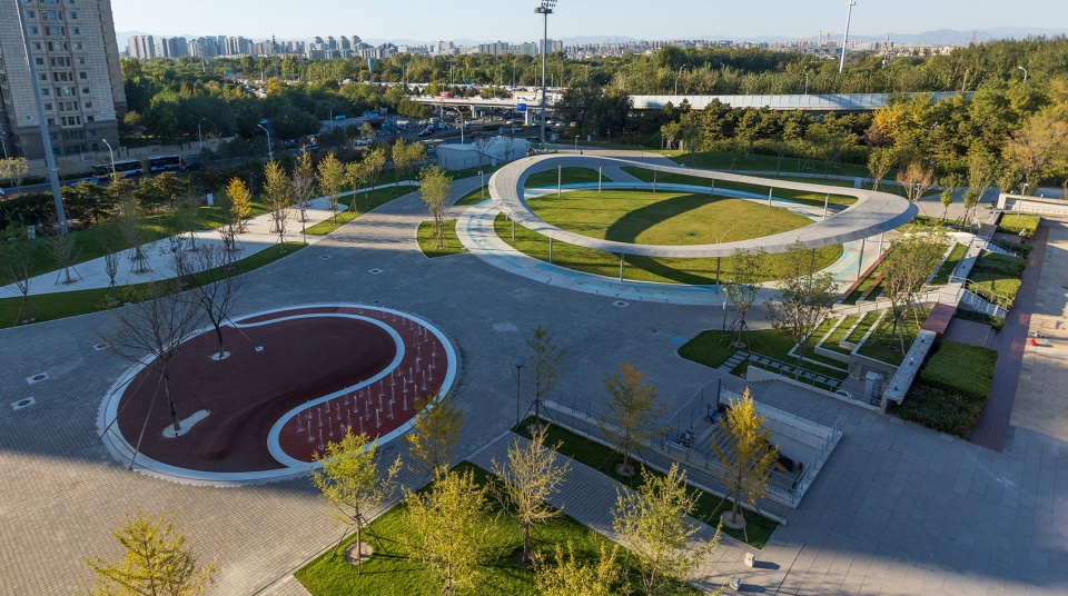 china national tennis center by la group