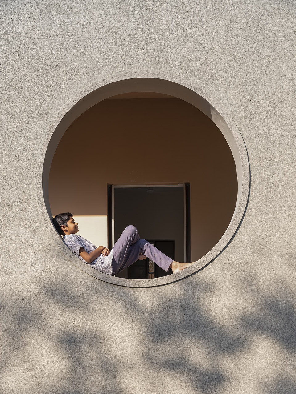 school under a neem by dhulia architecture design