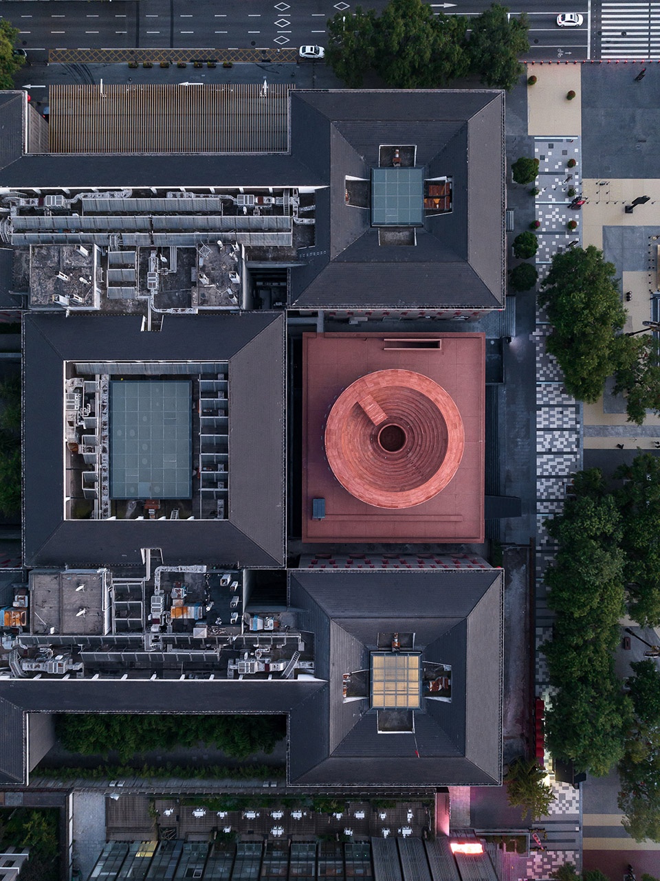 Qujiang Museum of Fine Arts Extension China by Neri Hu Design and Research Office