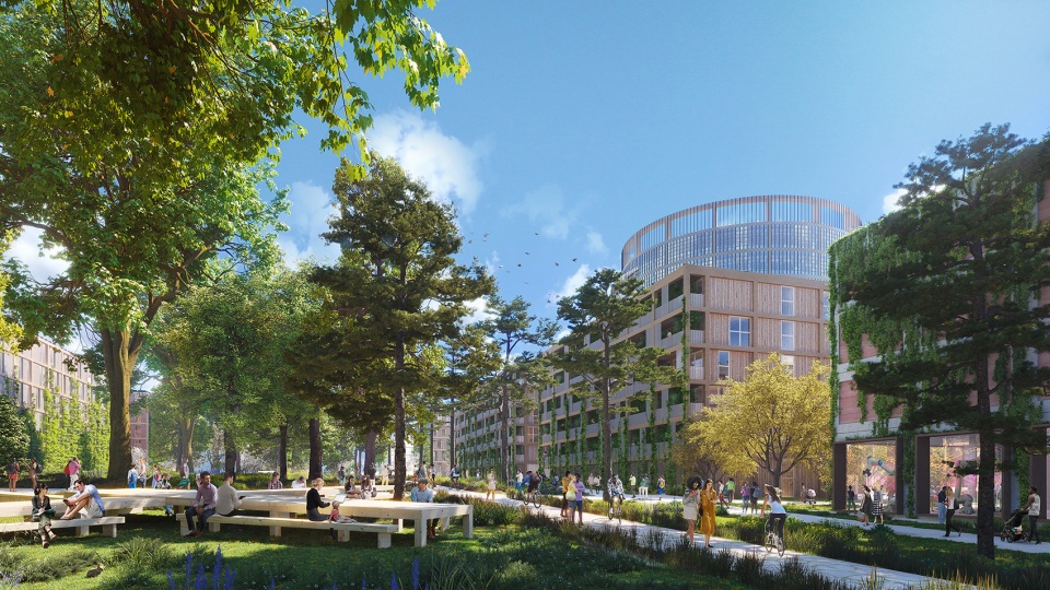 mvrdv wins competition to design the innovation park artificial intelligence in heilbronn