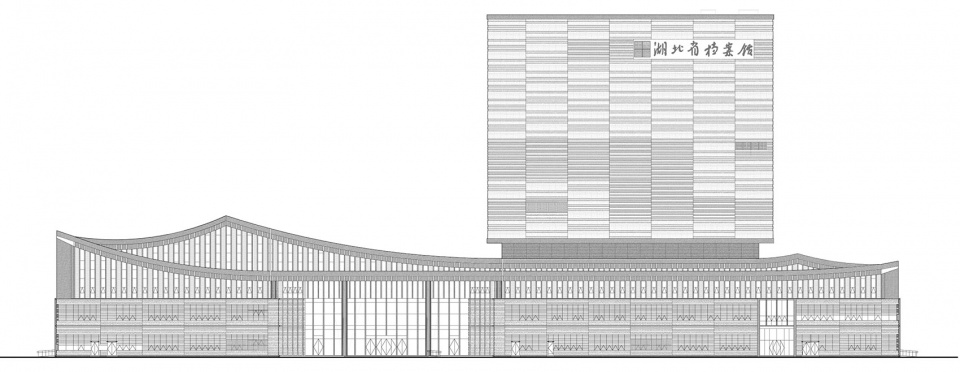 hubei provincial archives new building by csadi