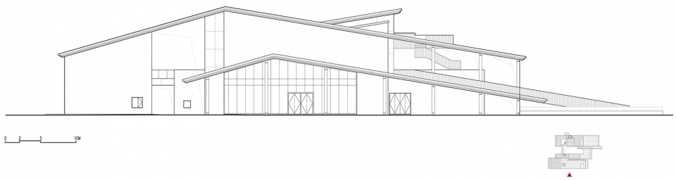 yucun tourist service center by local architecture design office