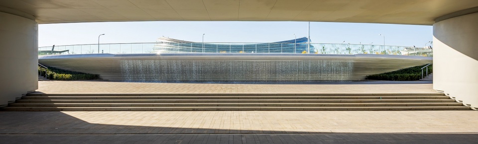 china national tennis center by la group