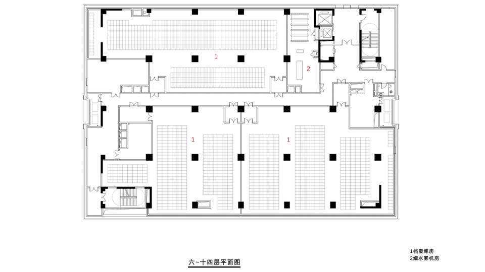 hubei provincial archives new building by csadi