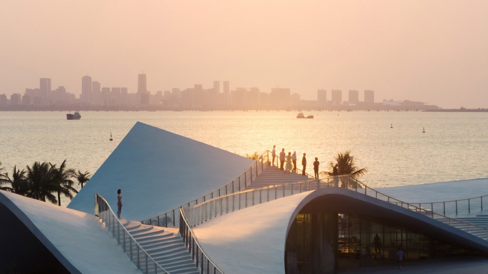 sky mountain coastal station in haikou by sou fujimoto
